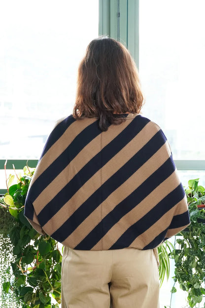 Claire Top Chalk Stripe