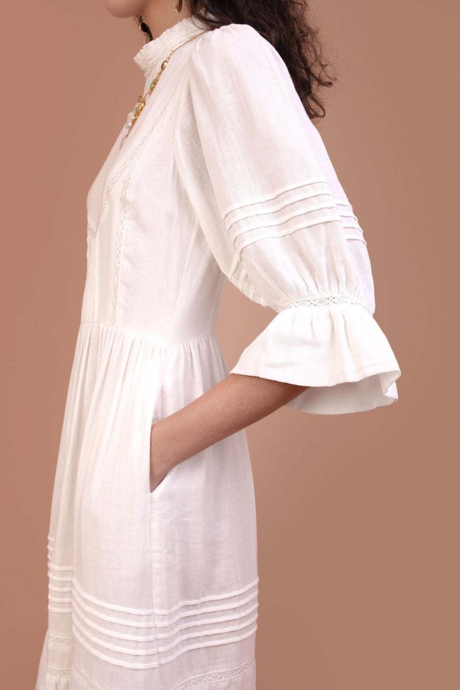 Amaryllis Dress White