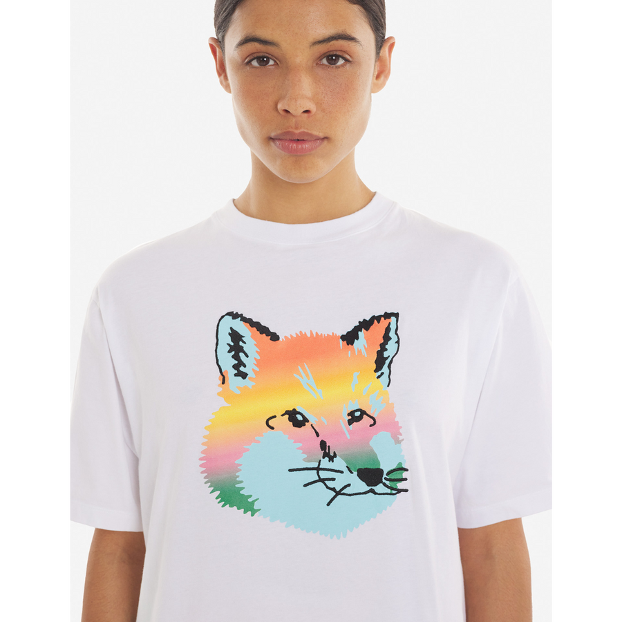 New Seasonal Fox Head Easy Tee-Shirt White (women)