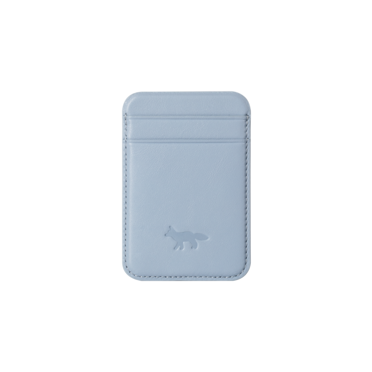 Fox Magnetic Card Case For iPhone 14 Pro Medium Blue