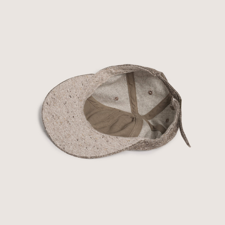 Flannel Cap Speckled Brown OS