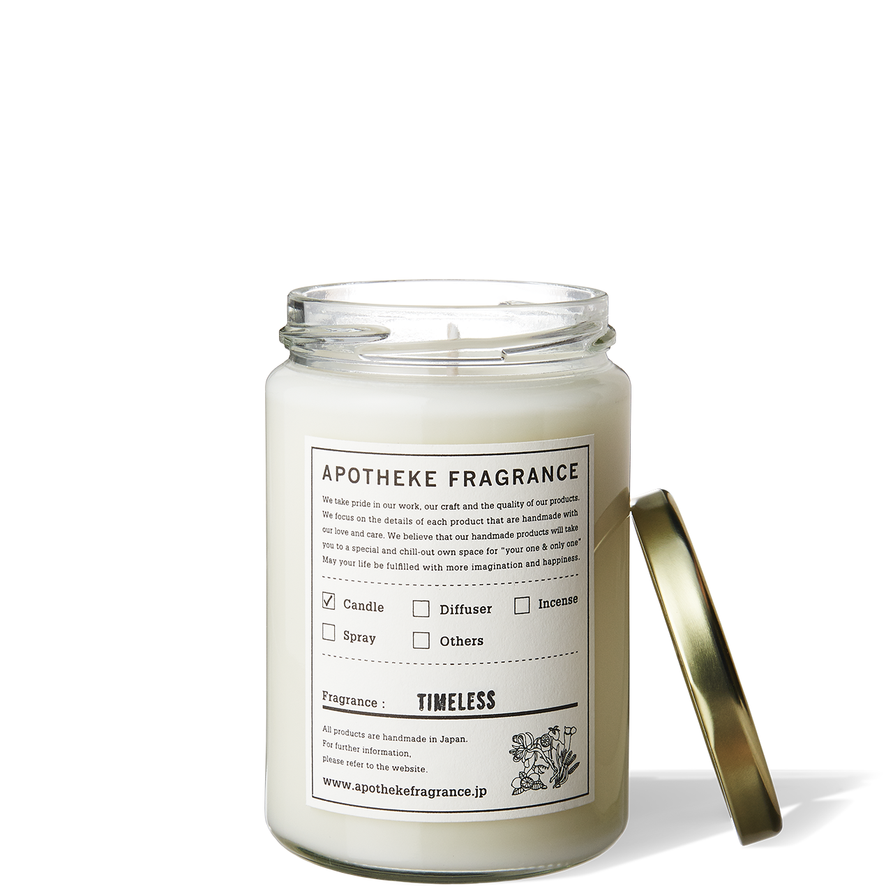 Glass Jar Candle Timeless