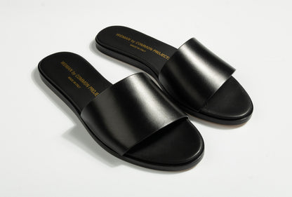 Slide In Leather 6092 Black 7547