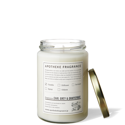 Glass Jar Candle Earl Grey & Grapefruit