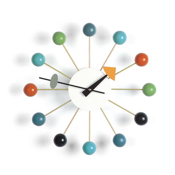 Ball Clock Multicoloured (330mm)