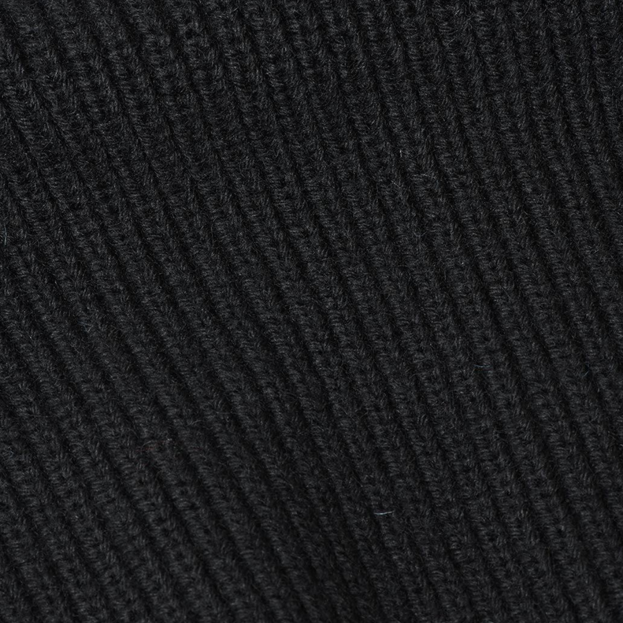 Sleeveless Cardigan British Wool Black (women)