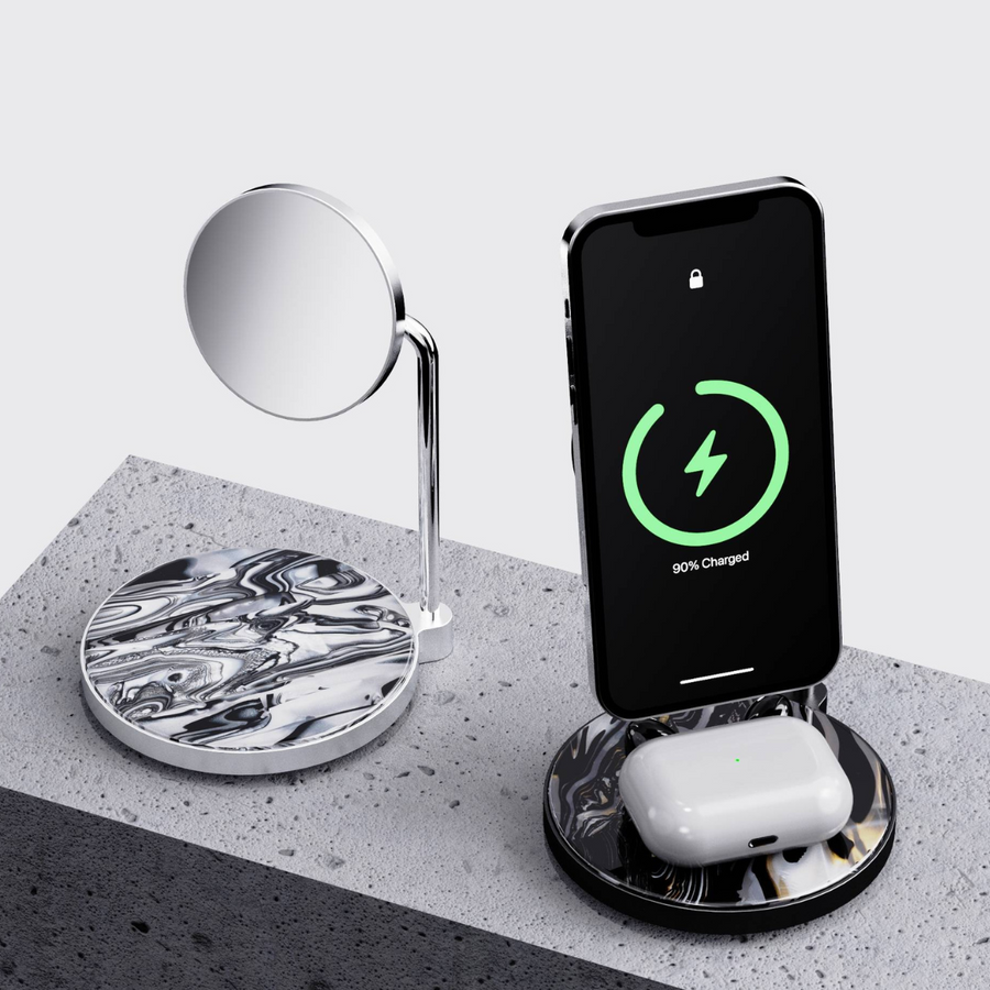 Wireless Charging Stand Grey