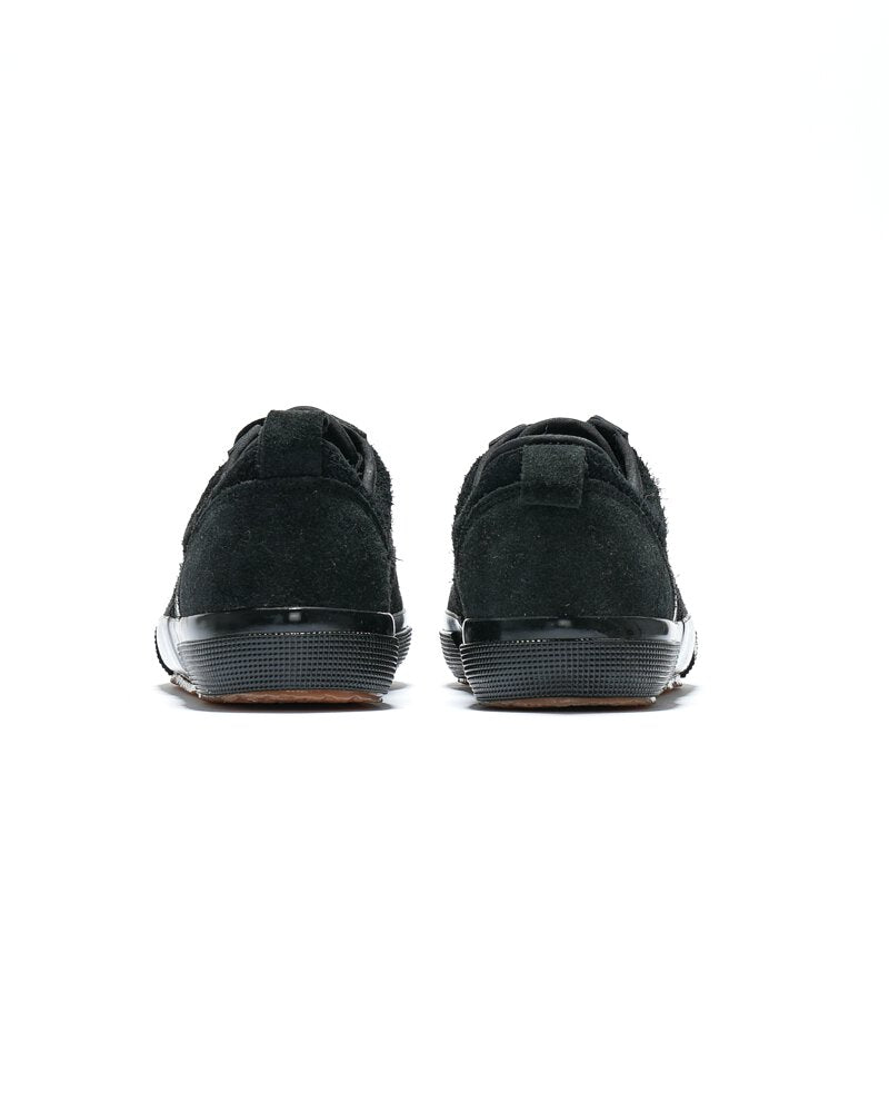 superga x engineered garments 3420 mil low leather - full black (unisex)