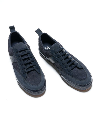 superga x engineered garments 3420 mil low leather - full navy (unisex)