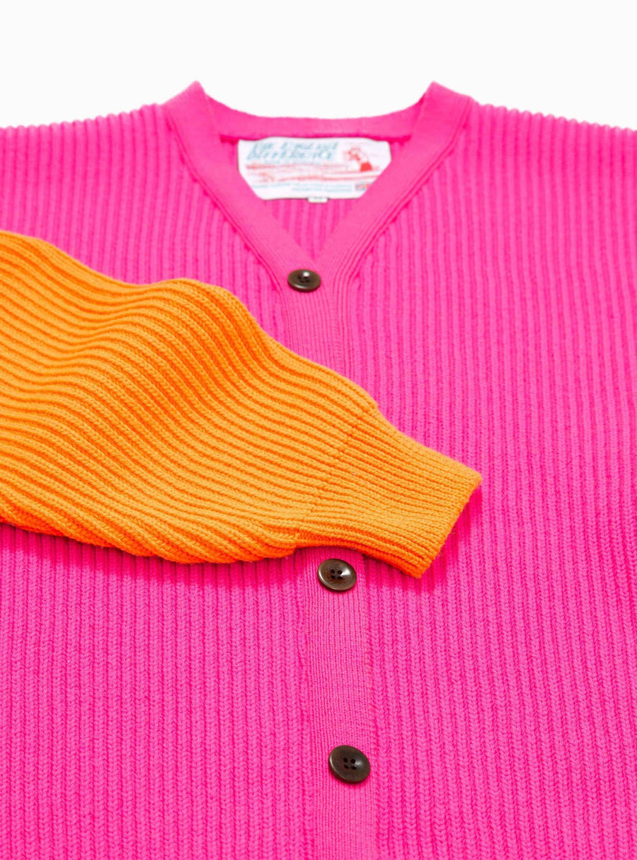 The English Difference Neon Beacon Cardigan Pink