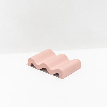 Wave Soap Dish Pink