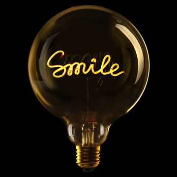 Smile Amber Glass