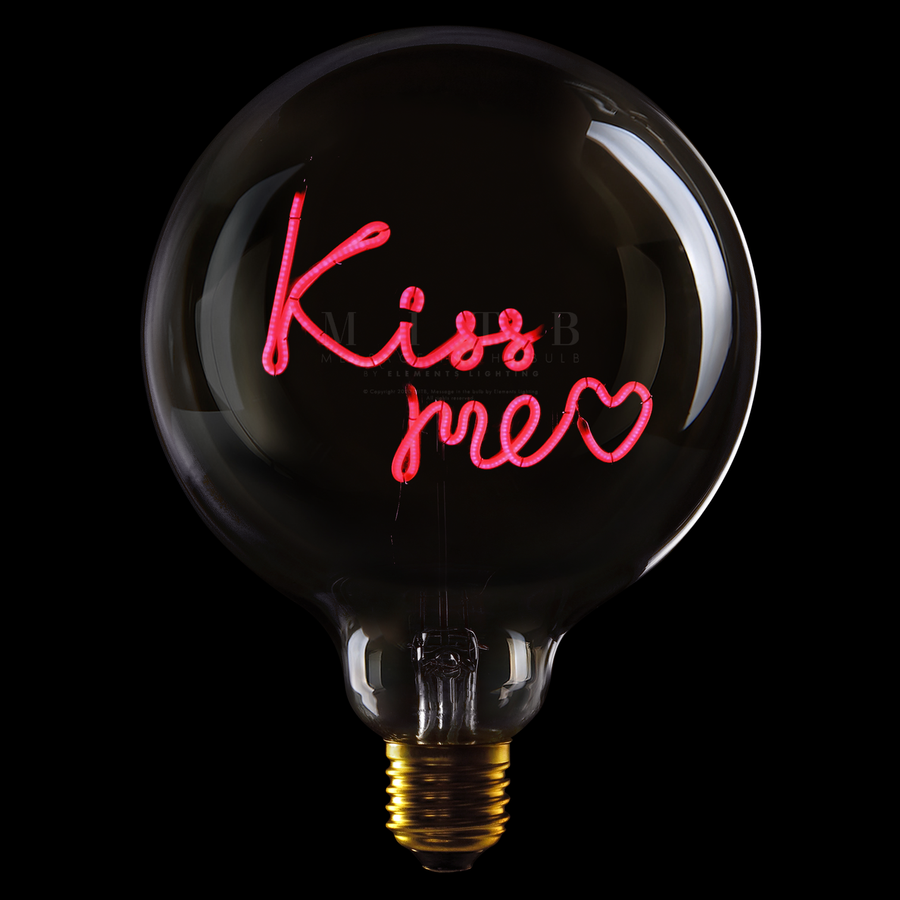 Kiss Me Clear Glass/Red