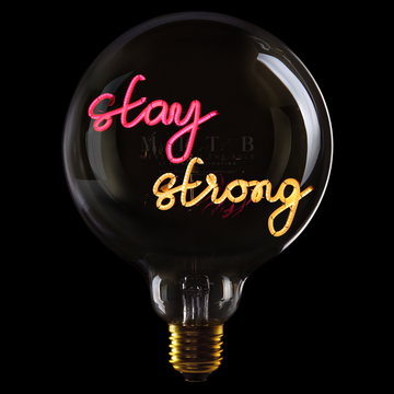 Stay Strong Clear Glass