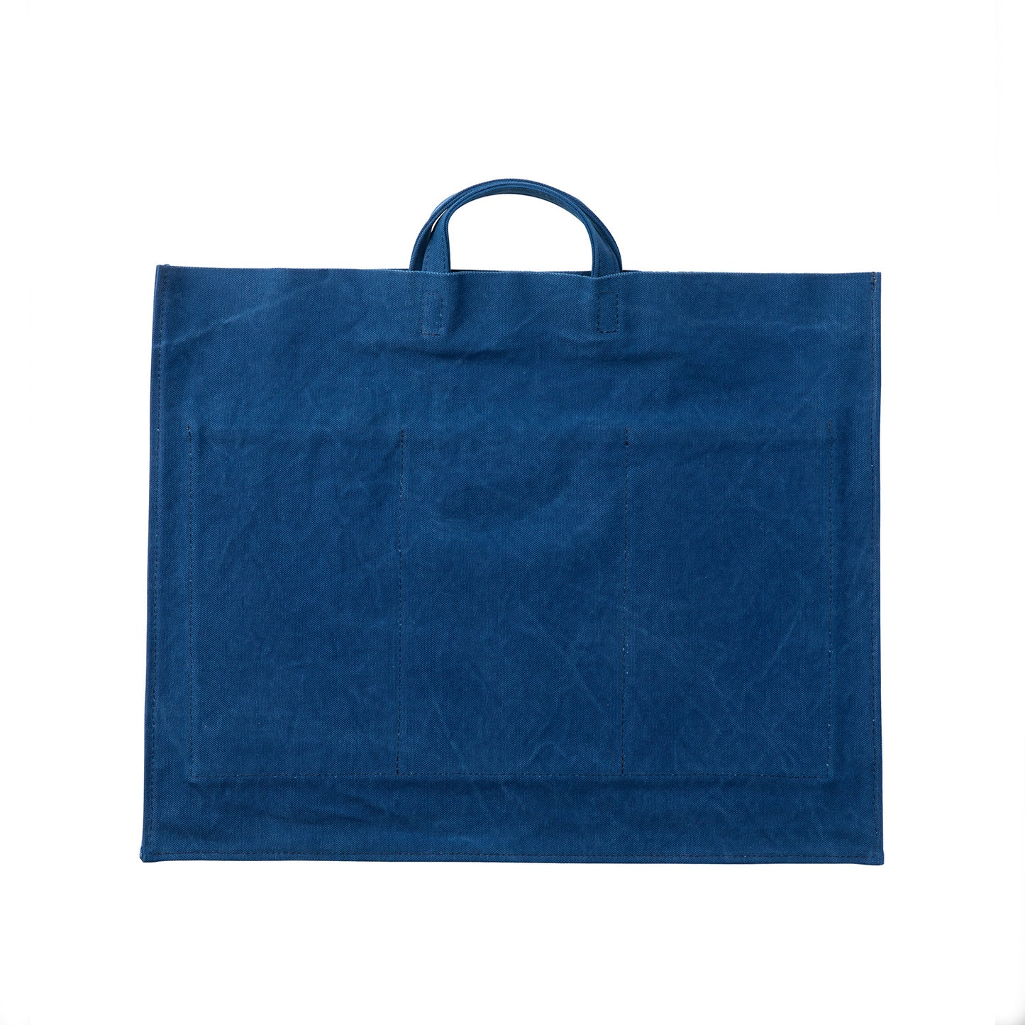 Canvas 6P Flat Tote Blue