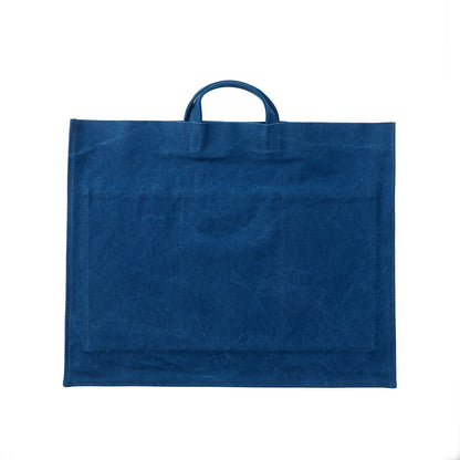 Canvas 6P Flat Tote Blue