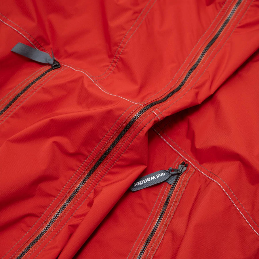 and wander Pertex Wind Jacket Red 4