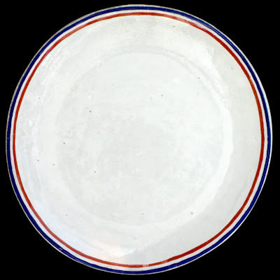 Tricolore Dessert Plate