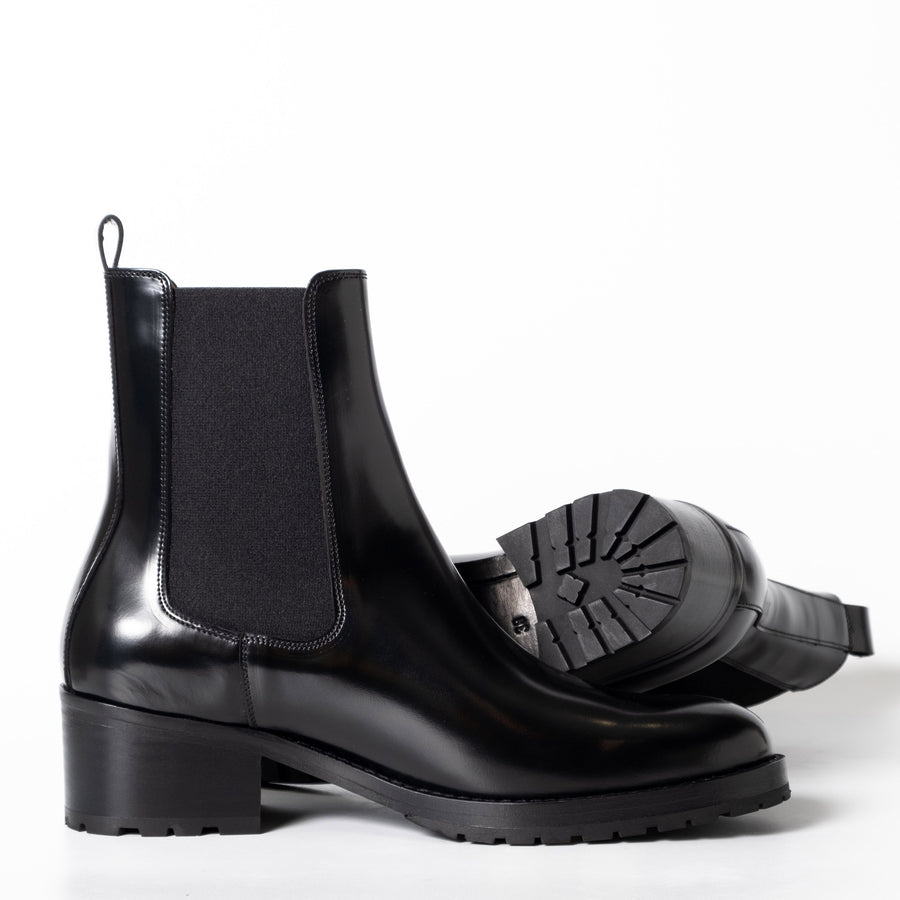 Boots Plates Polido Black 7456SE