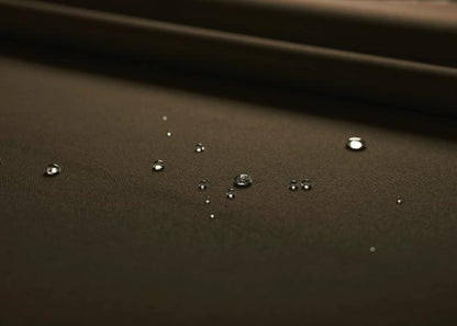 Canvas Pouch Large Army Dark Brown