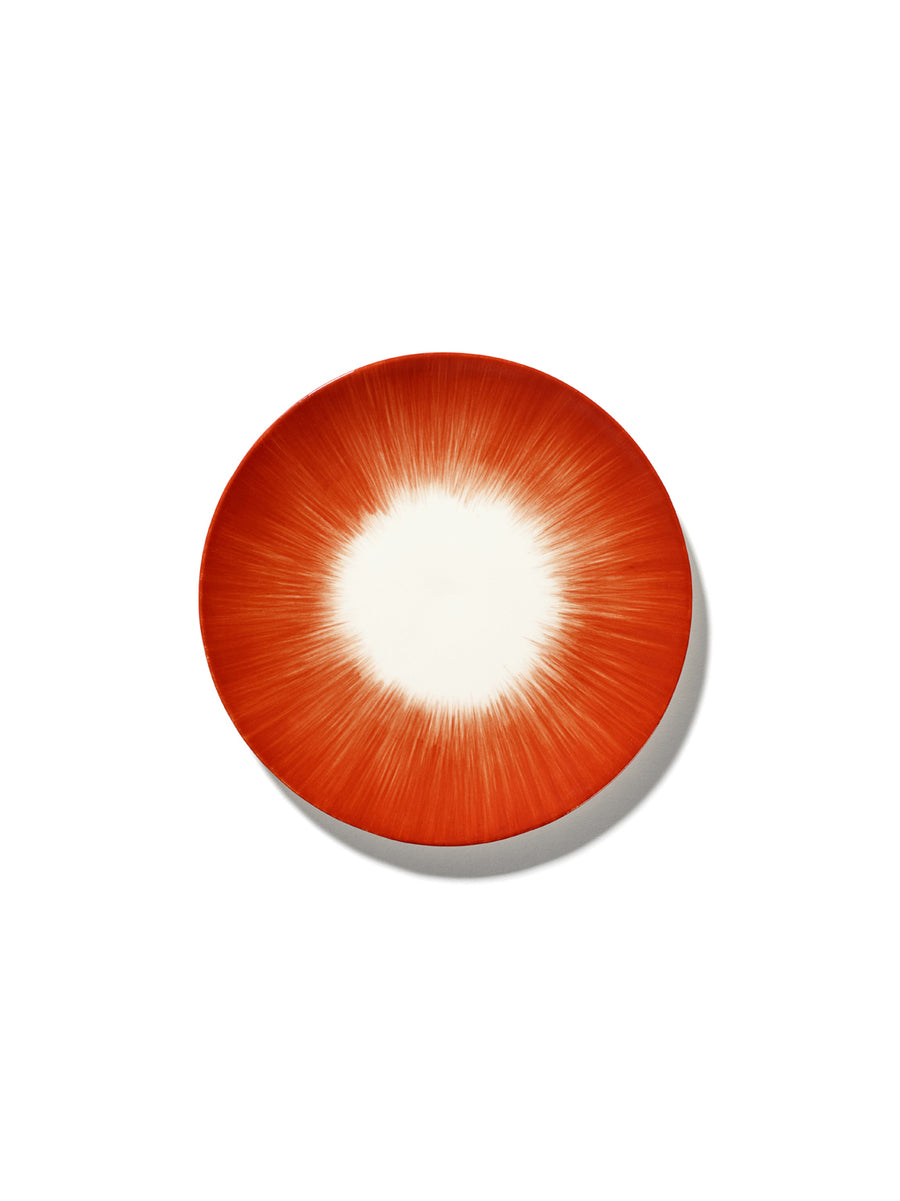 Plate D17,5 cm De Off-White/Red Var 5