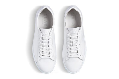 Triple White Leather Sneakers (unisex)