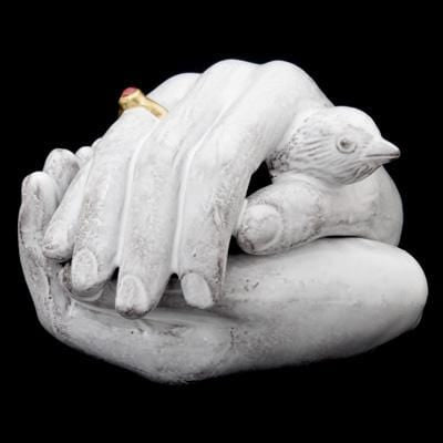 Astier de Villatte Serena Bird Box with Colored Ring