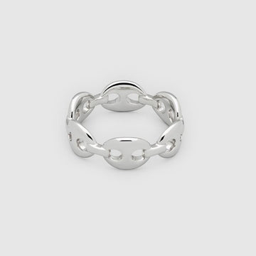 Bean Ring 925 Sterling Silver
