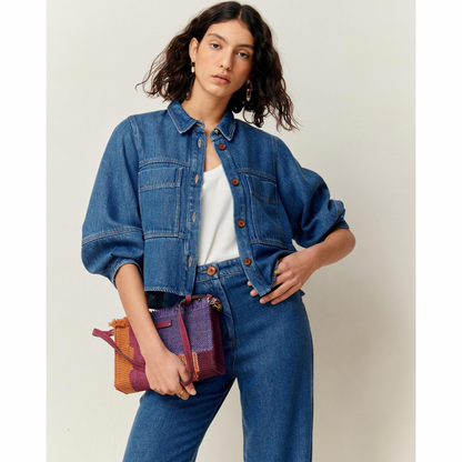 Denim Blue Leone Chemise