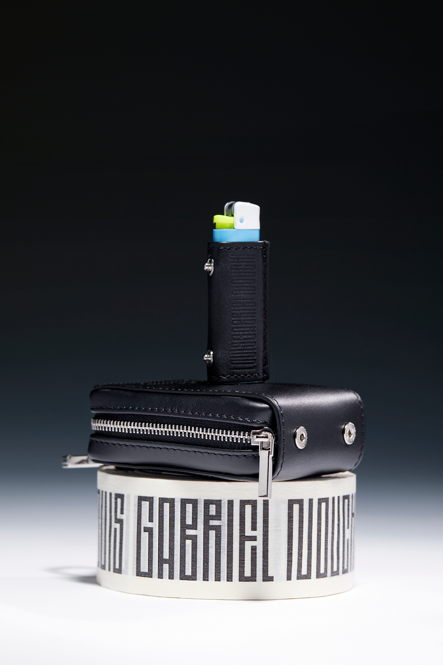 Paper Clip Cigarette Bag Black