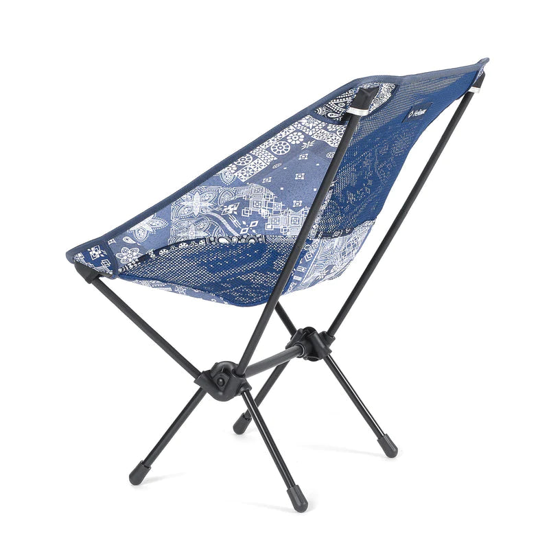 Camping Chair One Blue Bandanna Quilt/F10 Black