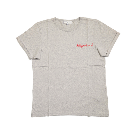Poitou Hollywood Road Organic Cotton T-Shirt Light Heather Grey (men)