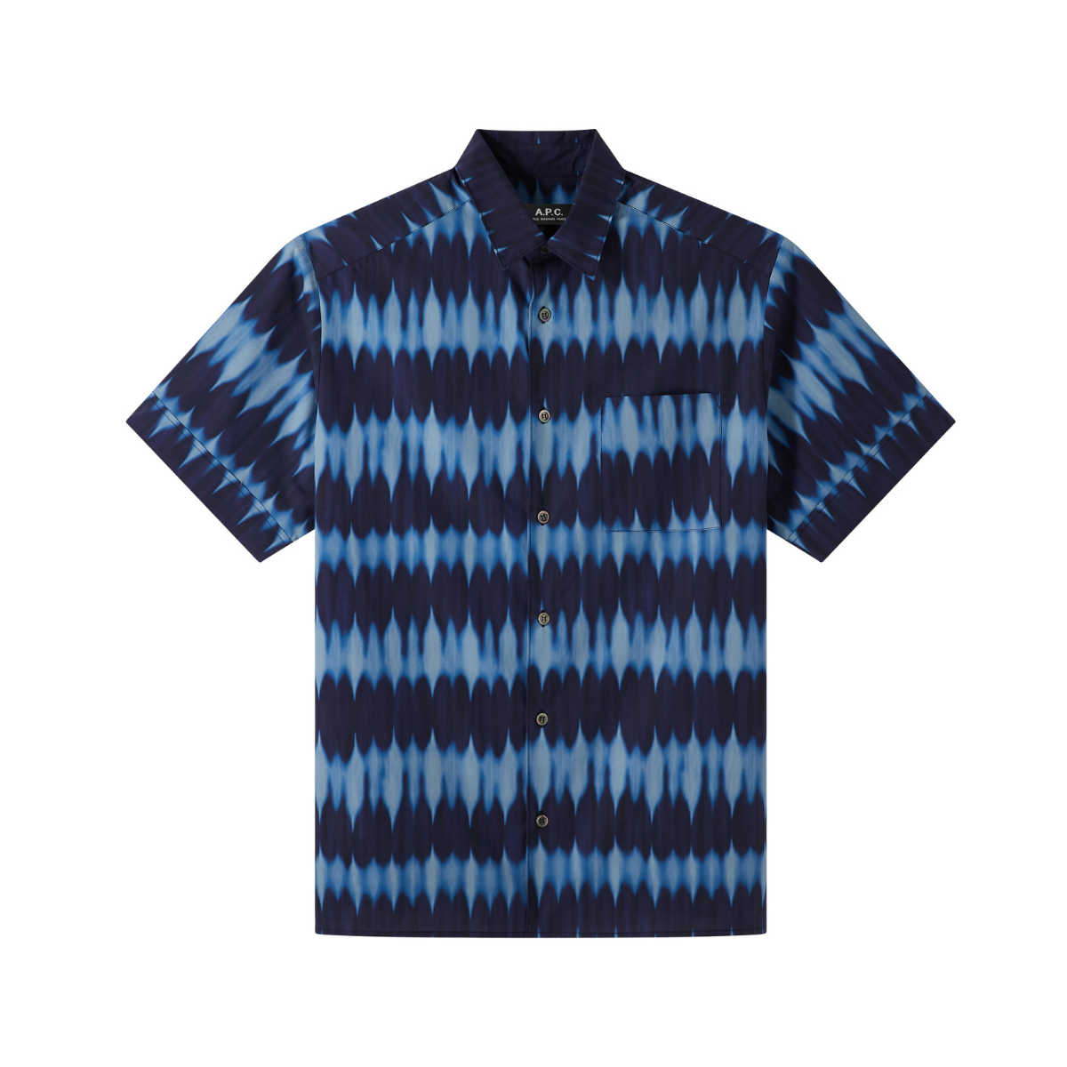 Ross short-sleeve shirt Bleu