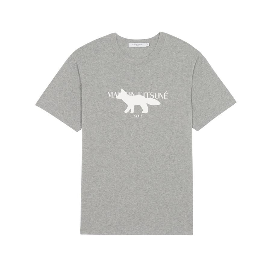 Profile Fox Stamp Classic Tee-Shirt Grey Melange (men)