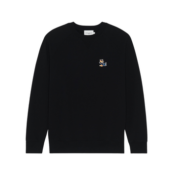 Dressed Fox Patch Classic Sweatshirt Black (men)