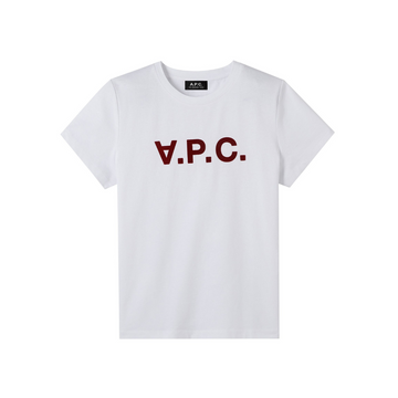 T-Shirt Vpc Blanc F Framboise (women)