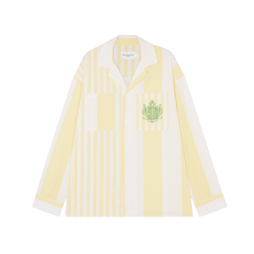 Poolside Stripes Overshirt Lemon (men)