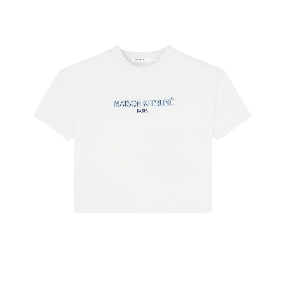 Maison Kitsune Paris Boxy Tee-Shirt Off-White