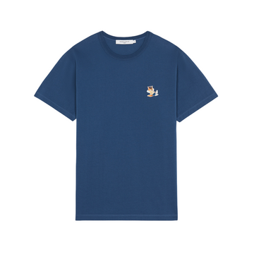 Dressed Fox Patch Classic Tee-Shirt Blue Denim (men)