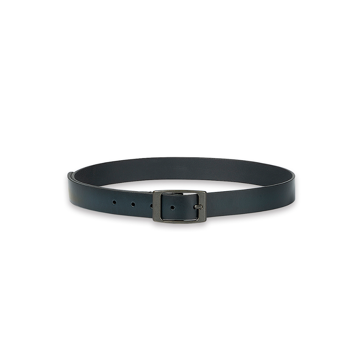 Rion Leather Belt Dk. Navy