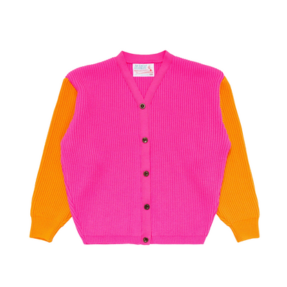 The English Difference Neon Beacon Cardigan Pink