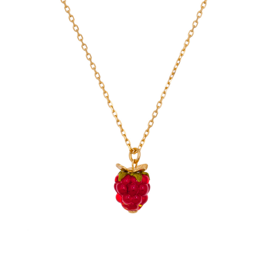 Gold Plated Silver 925 Wild Berry Pendant