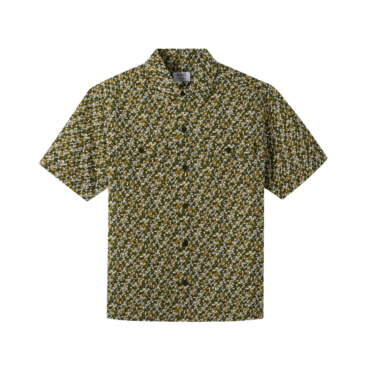 A.P.C x Liberty Chris short-sleeve shirt Khaki