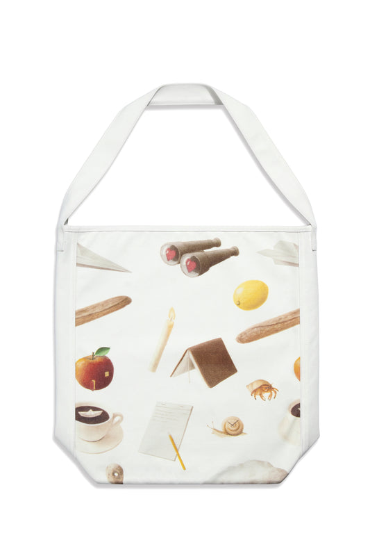 Kapok Comforts x MMB Surrealist Baguette Bag Off White