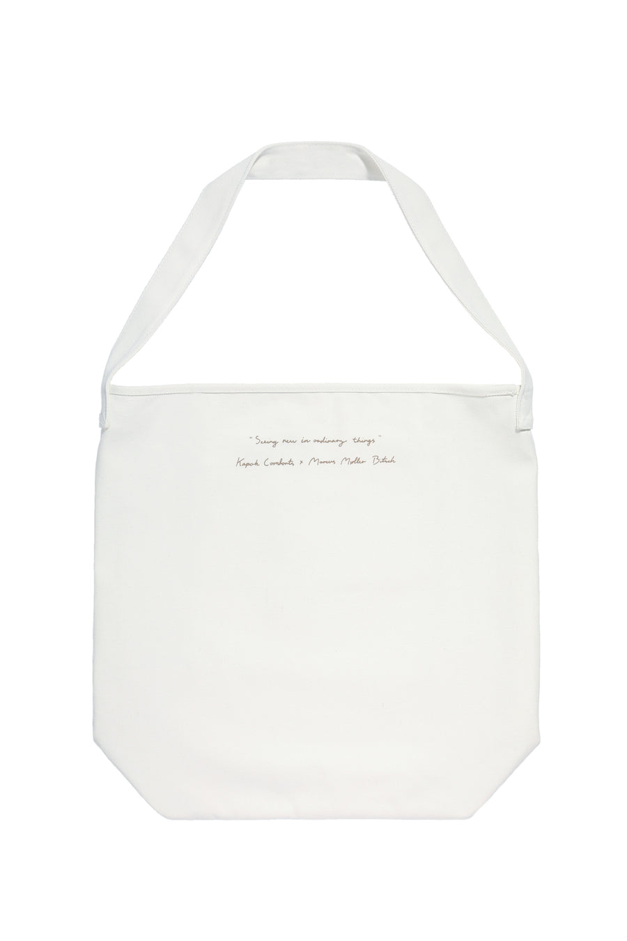 Kapok Comforts x MMB Surrealist Baguette Bag Off White