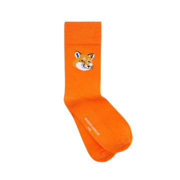 Fox Head Socks Neon Orange (unisex)