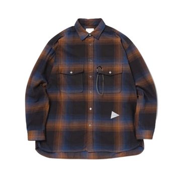 Thermonel Check Shirt (M) Navy