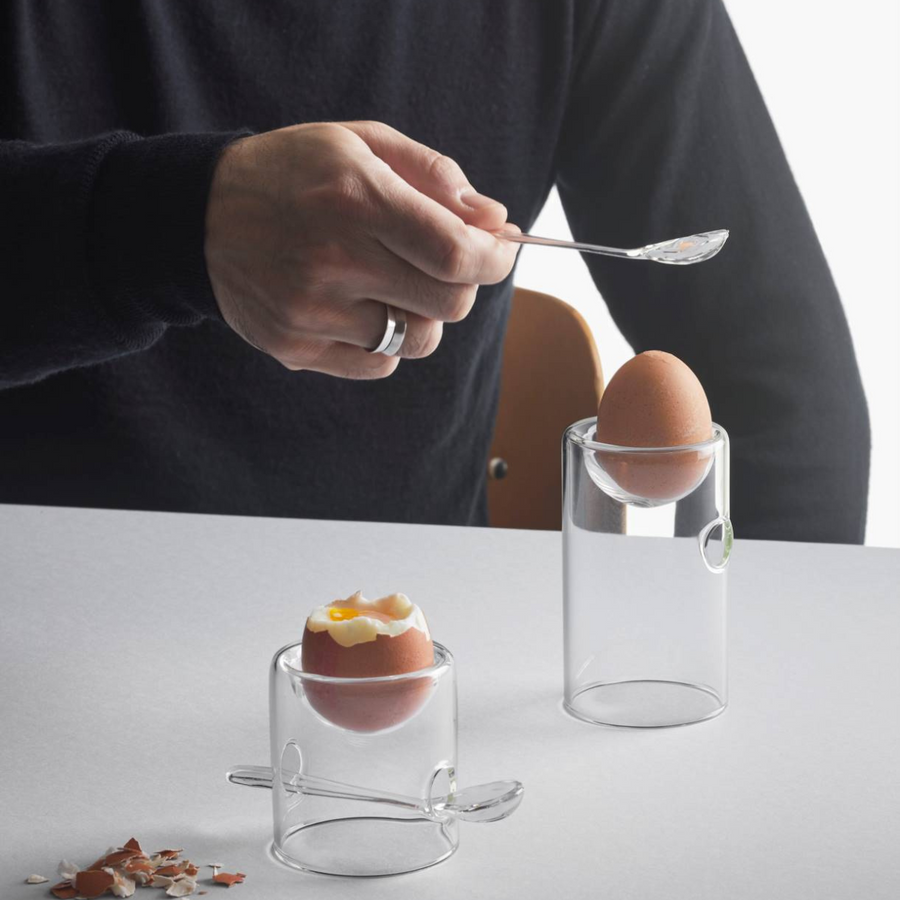 Gift Small Egg Cup With Spoon