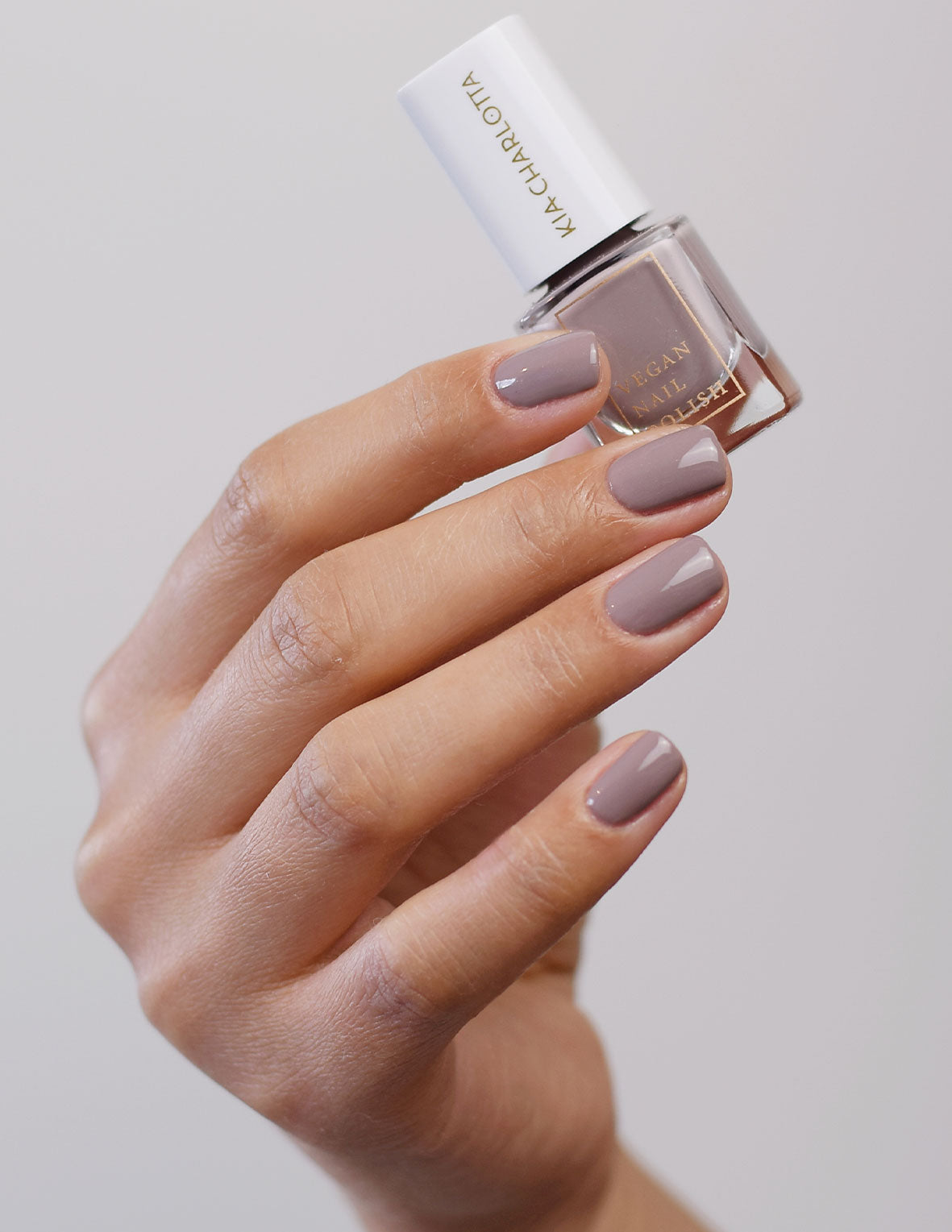 Courageous Taupe Grey Nail Polish