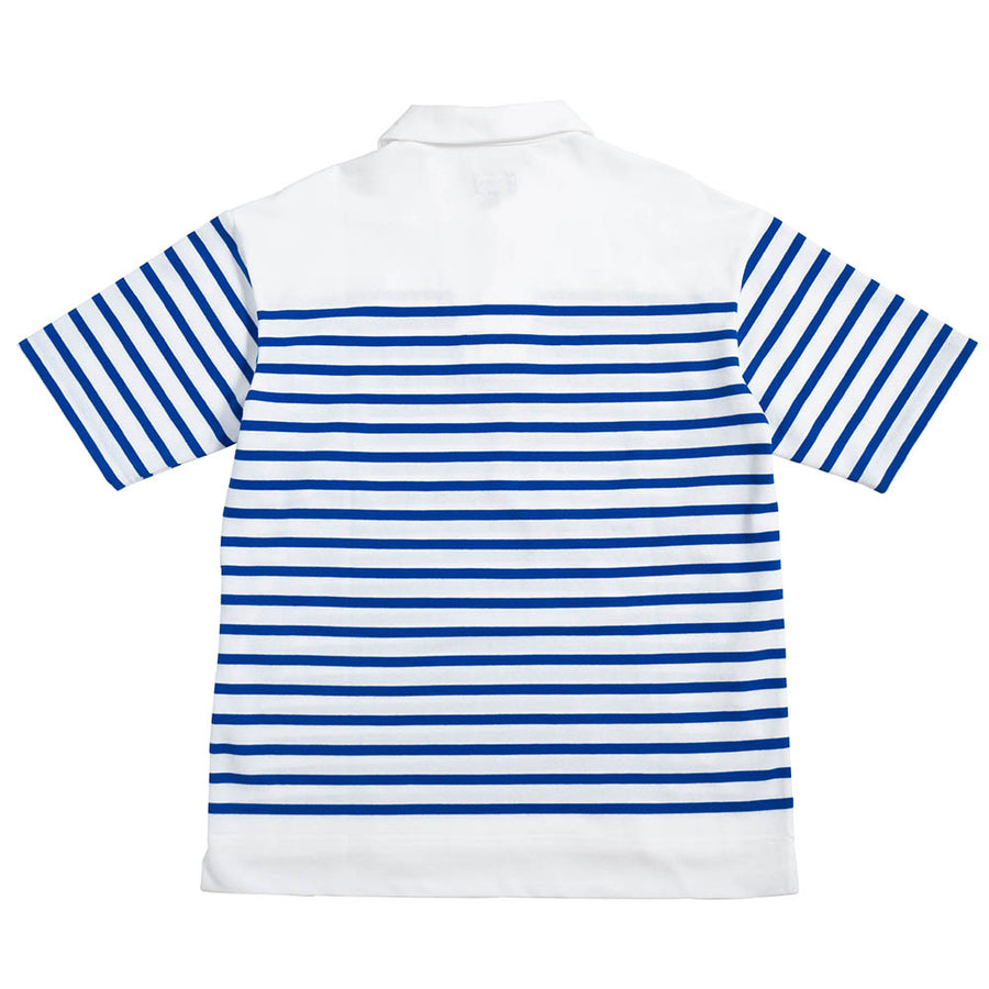 Polo Rahel White/Blue Stripes (men)